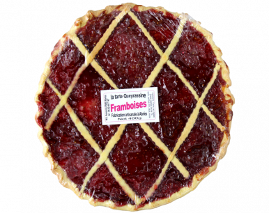 Tarte queyrassine framboises