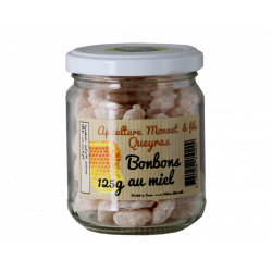 Bonbons au miel, pot en verre