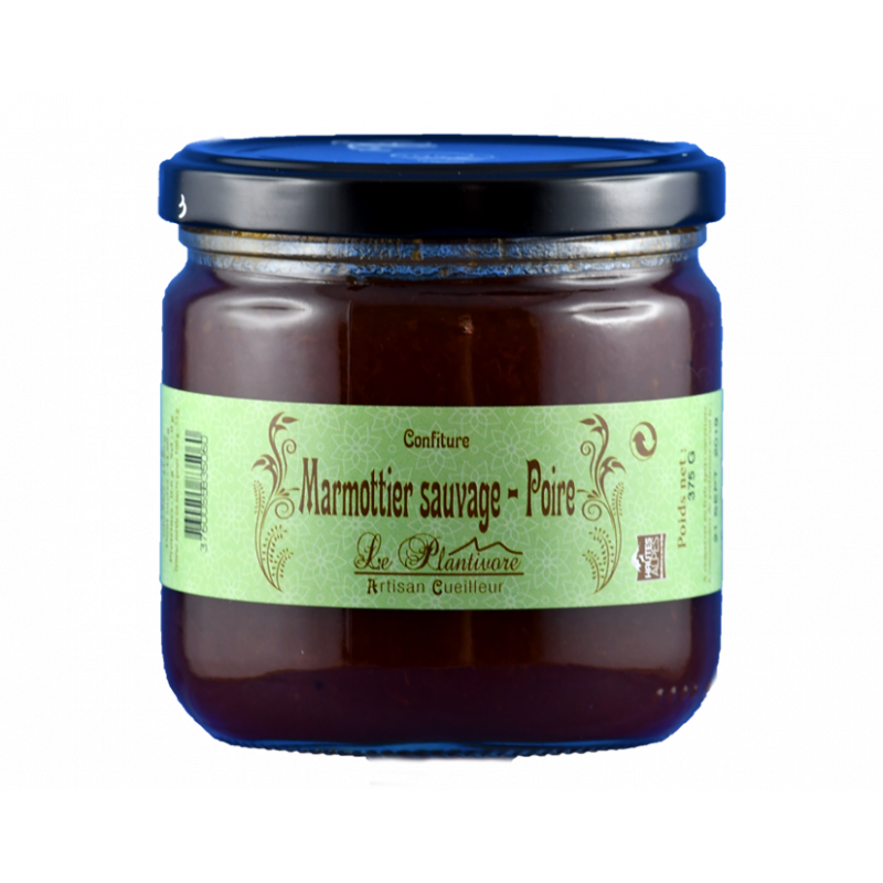 Confiture de Marmottier sauvage et poire
