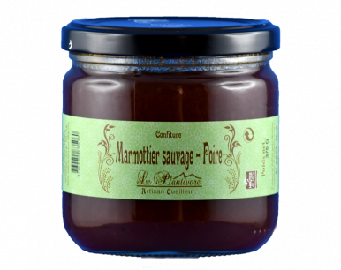 Confiture de Marmottier sauvage et poire