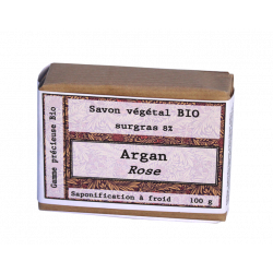 Savon à l'Argan et à la Rose