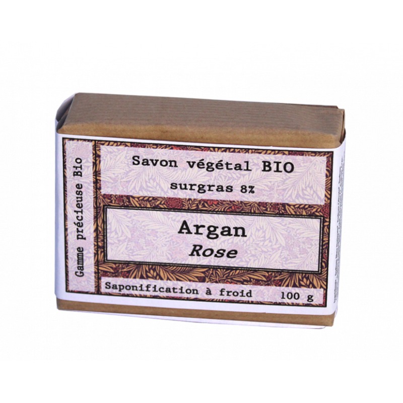 Savon à l'Argan et à la Rose