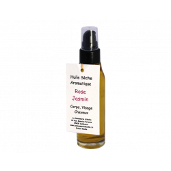 Huile sèche aromatique rose jasmin