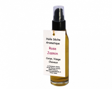 Huile sèche aromatique rose jasmin