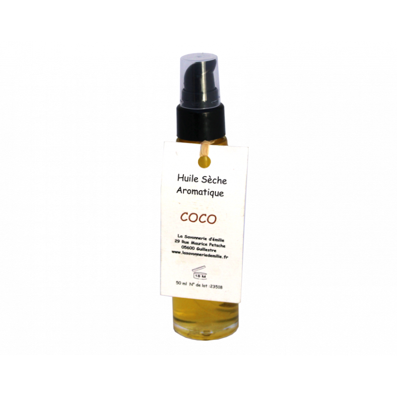 Huile sèche aromatique coco