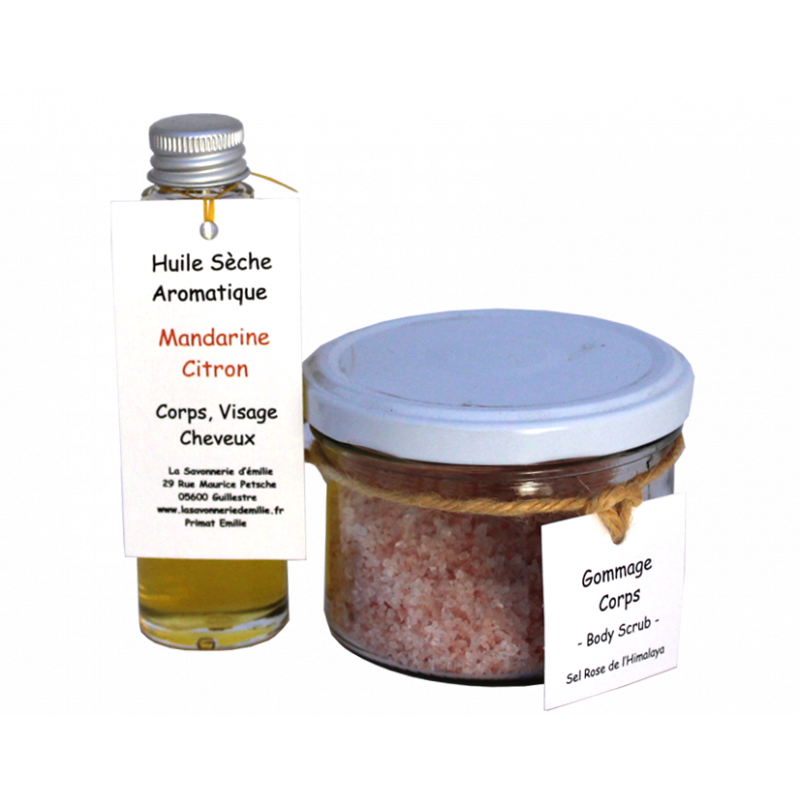 Gommage à l'huile séche aromatique Gommage à l'huile séche aromatique