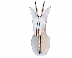 Buste de Chamois en 3D