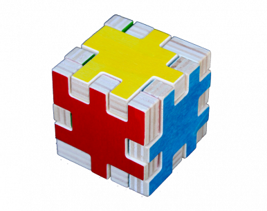 Casse tête - cubes 6 pièces