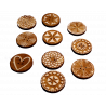 Bouton en bois