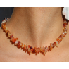 Acheter Collier, bracelet baroque en cornaline - Pierre naturelle de Cornaline