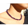 Collier et bracelet baroque en Amèthyste, achat/vente bijoux en améthyste.