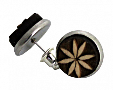 Puces d'oreille bois