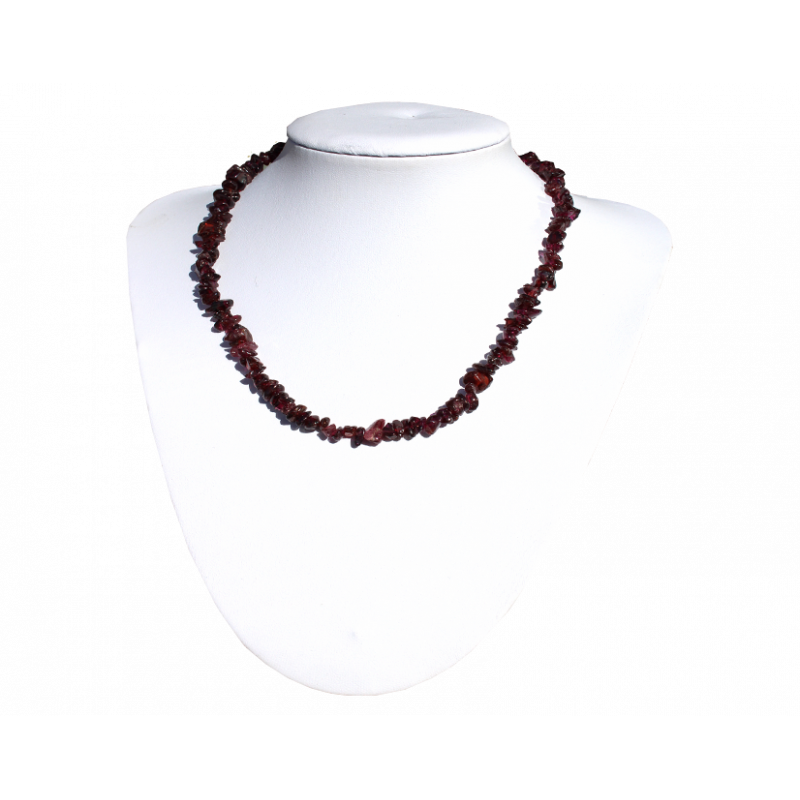 Bracelet et collier baroque en grenat Bracelet et collier baroque en grenat