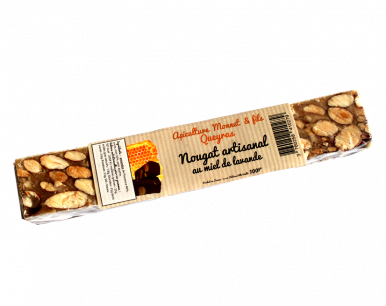 Nougat traditionnel au miel de lavande