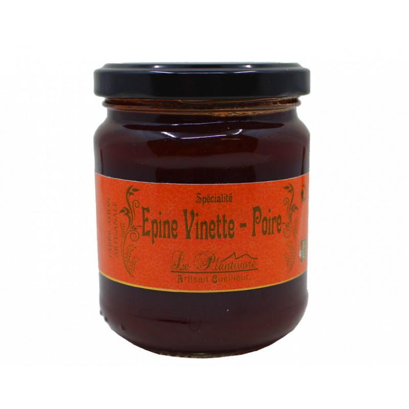 Confiture d'épine vinette, poire