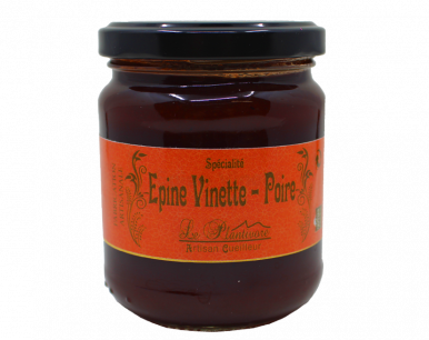 Confiture d'épine vinette, poire
