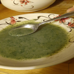 Soupe aux herbes sauvages