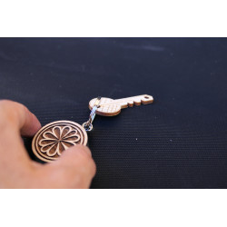 Porte clés en bois