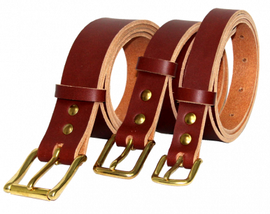 Ceinture en cuir sans couture, 3cm