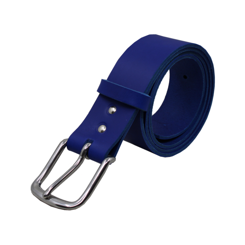 Ceinture en cuir sans couture noire, marron, rouge ou bleu, 3cm