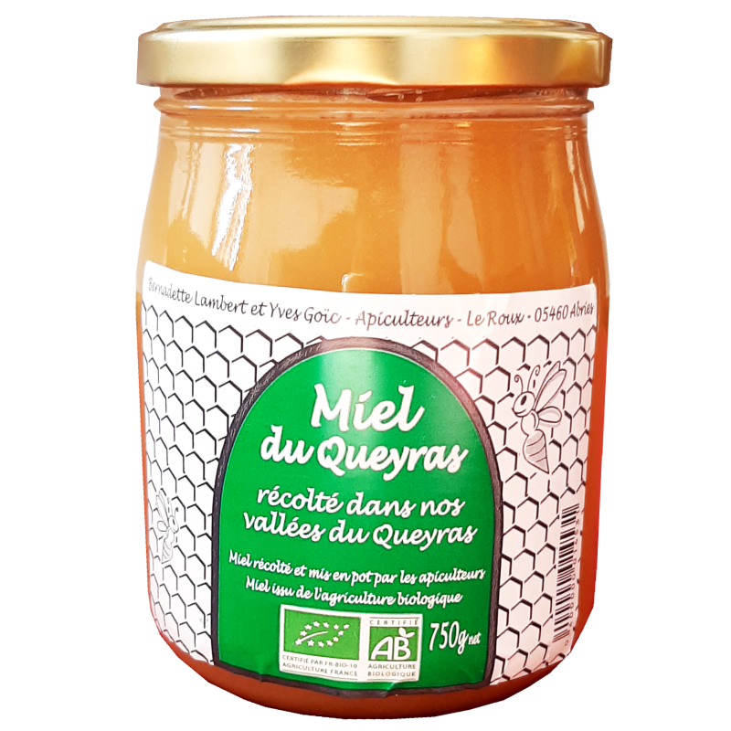 Miel bio toutes fleurs du Queyras