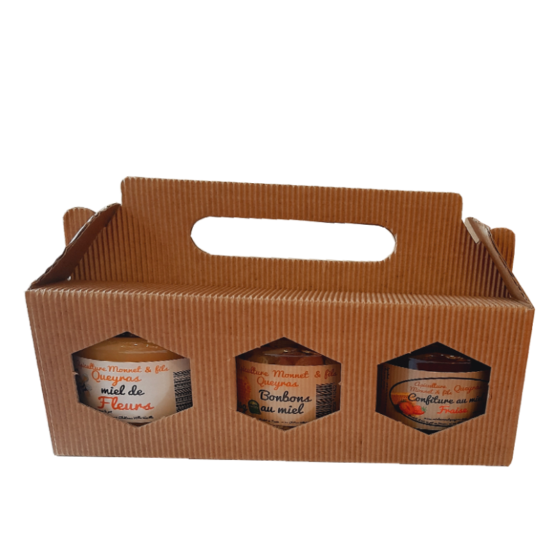Coffret découverte de la ruche, 3 pots Coffret découverte de la ruche, 3 pots