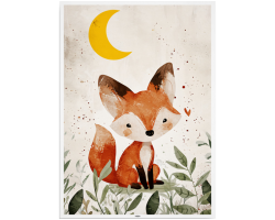 Affiche le petit renard