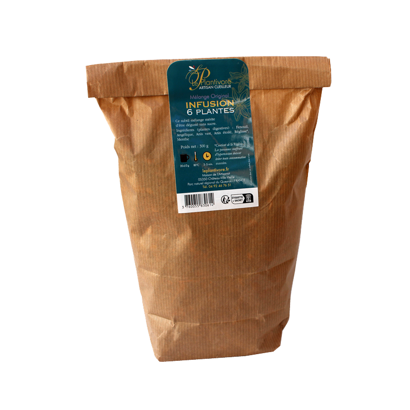 Infusion 6 plantes 300g Infusion 6 plantes 300g