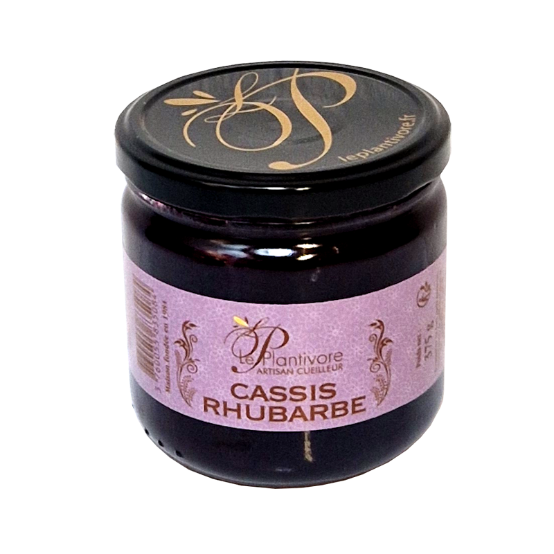 Confiture de cassis et rhubarbe Confiture de cassis et rhubarbe