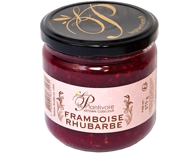 Confiture de framboise et rhubarbe