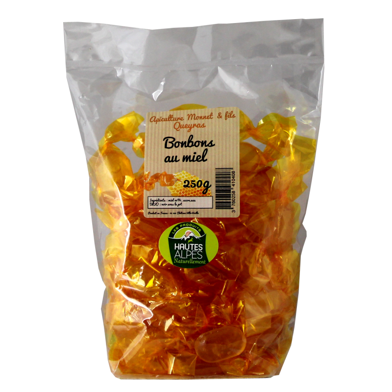 Bonbons au miel papillotés 250g