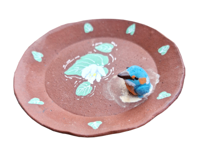 Coupelle céramique avec petit oiseau