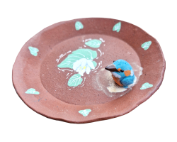 Coupelle céramique avec petit oiseau