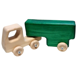 le semi-remorque en bois