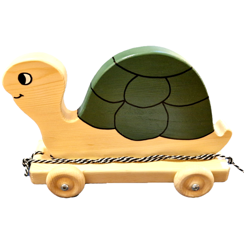 A rouler la Souris, Jouet Souris à tirer en bois -  Loisir Bébé