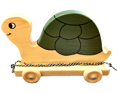 A rouler la Souris, Jouet Souris à tirer en bois -  Loisir Bébé