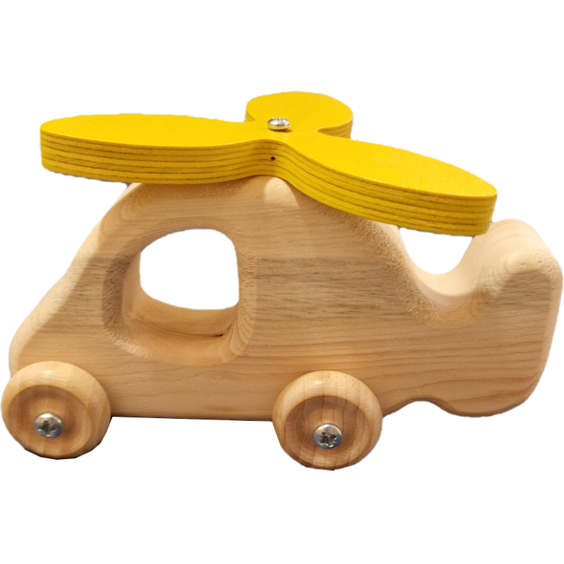Hélicoptère en bois