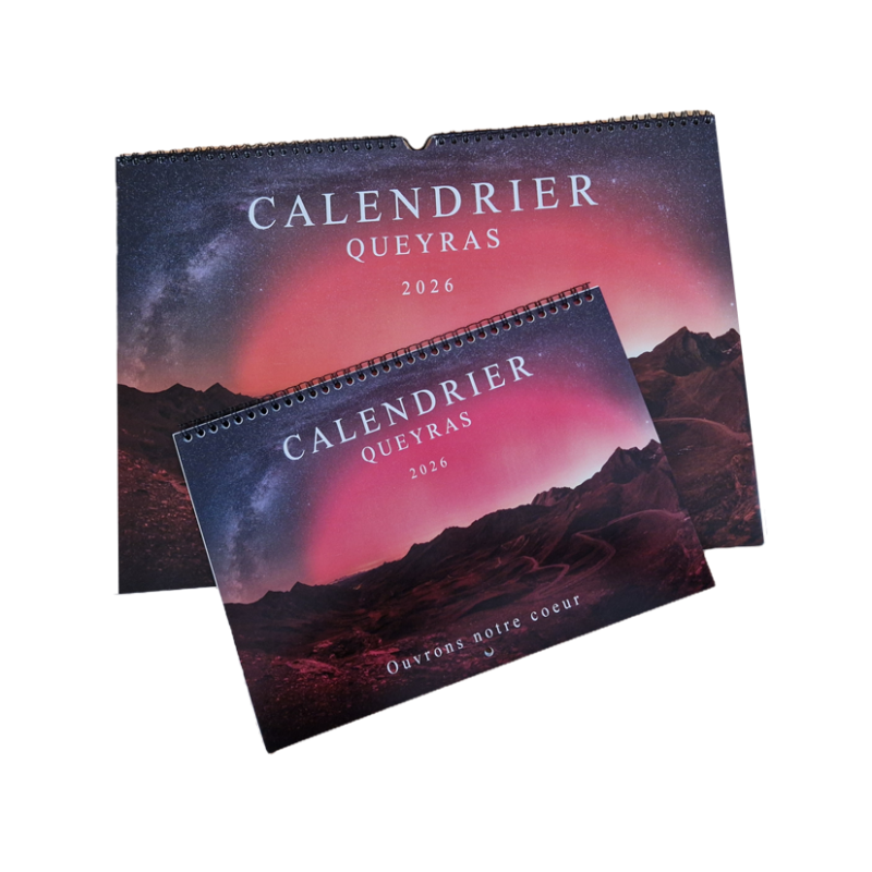 Calendiers 2026, photographies de paysages noctures