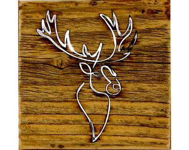 Plaque décoravive Cerf