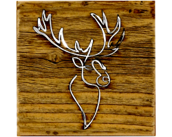 Plaque décoravive Cerf