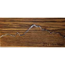 Tableau bois vieilli le Viso