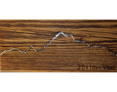 Tableau bois vieilli le Viso