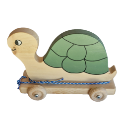 A rouler la Souris, Jouet Souris à tirer en bois -  Loisir Bébé