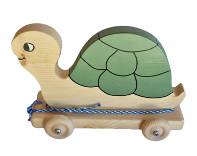 A rouler la Souris, Jouet Souris à tirer en bois -  Loisir Bébé