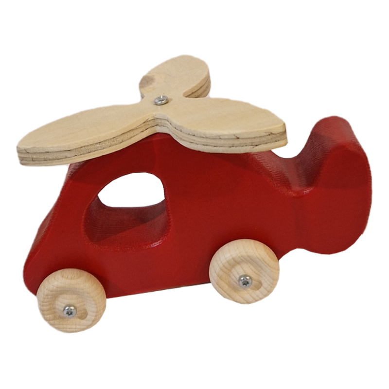 Hélicoptère en bois