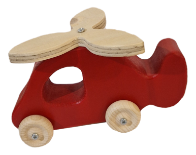 Hélicoptère en bois