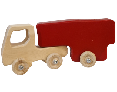 le semi-remorque en bois
